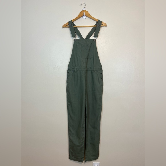 Roxy Eternal Change Green Dungarees Overalls Casual Boho - Picture 4 of 14